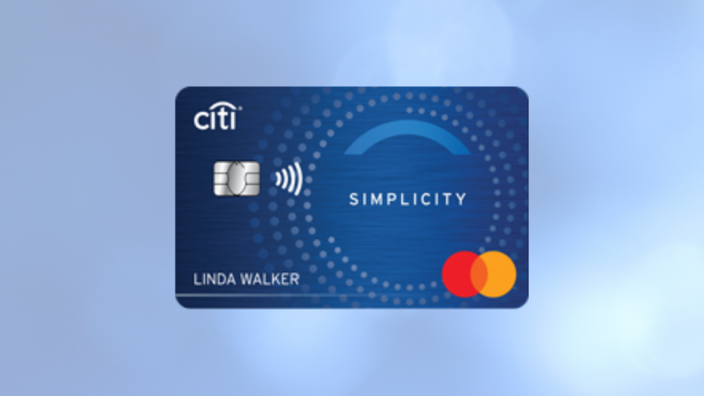 Citi Simplicity® credit card