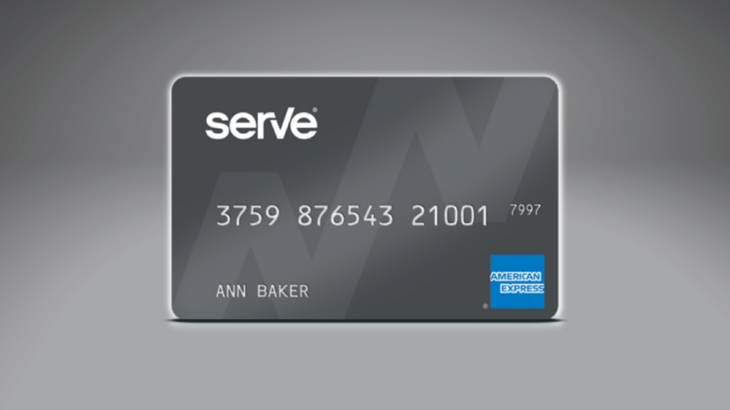 American Express Serve Cash Back card