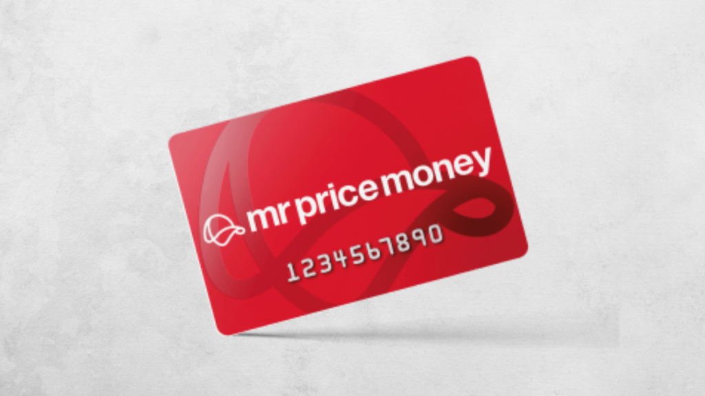 Mr Price Money Account card