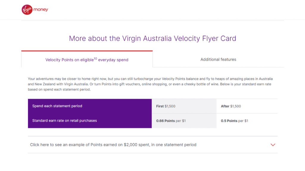 Virgin Australia Velocity Flyer